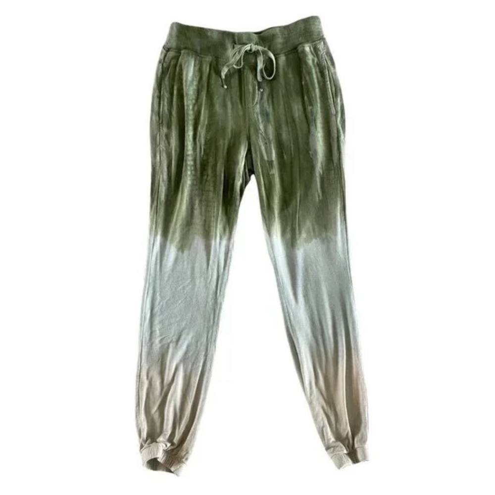 Young Fabulous and Broke Juliette Green Ombré Tie Dye Joggers XS - Picture 2 of 2